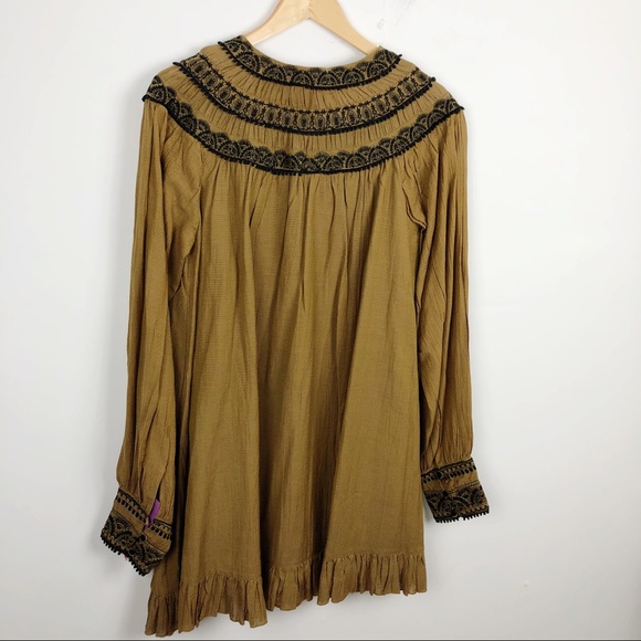Free People Erin Embroidered Long Sleeve Dress - Picture 14 of 16